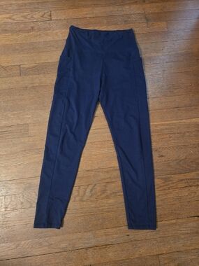 High-Rise Navy Performance Leggings